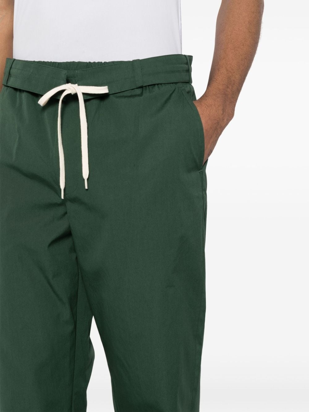 cotton tapered trousers - 5