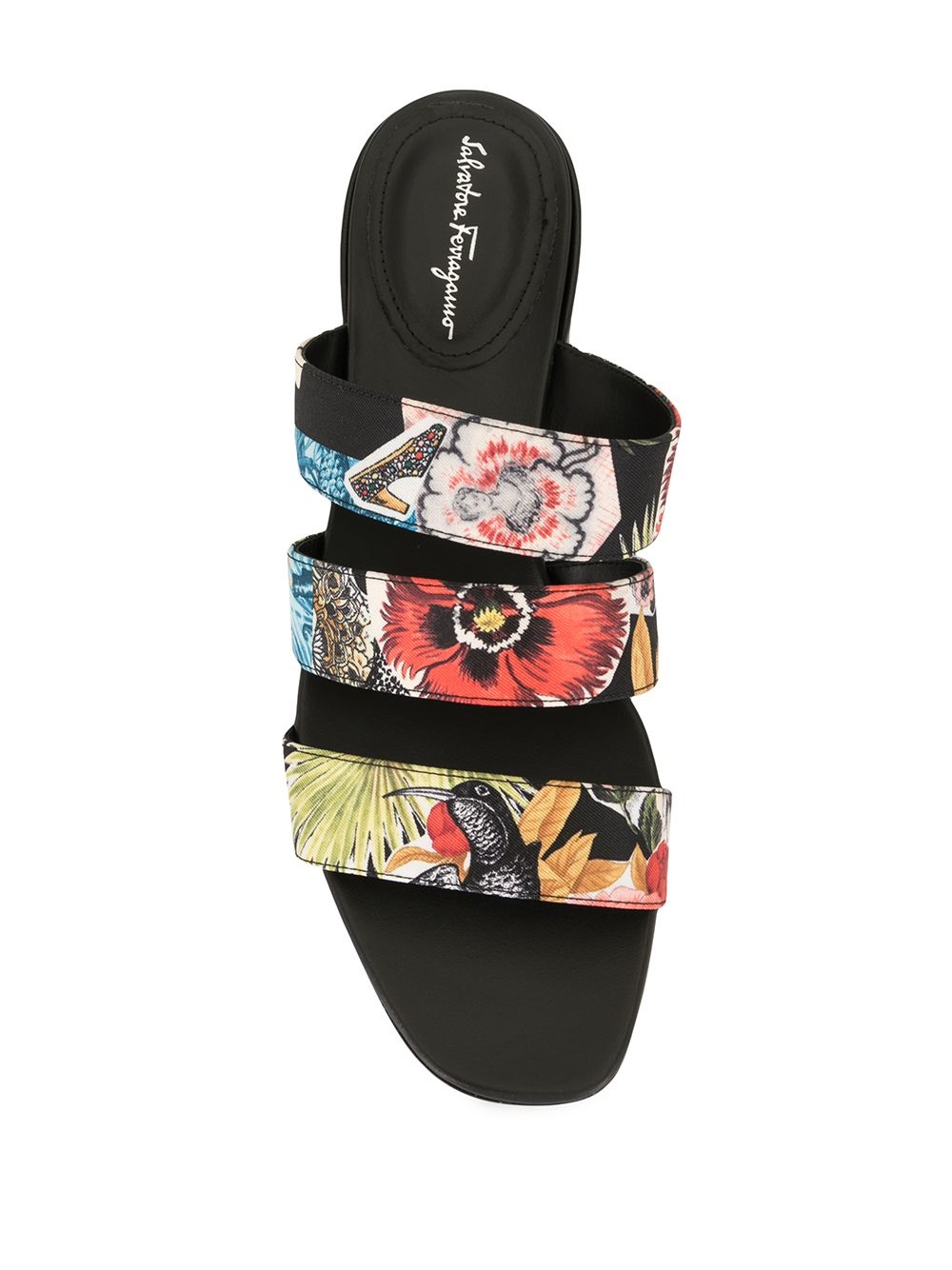 floral-print sandals - 4