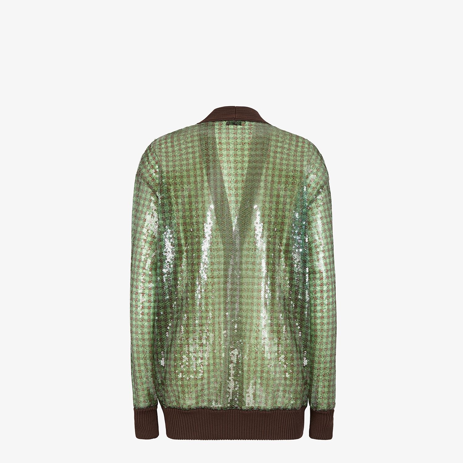 Check sequin blouson jacket - 2