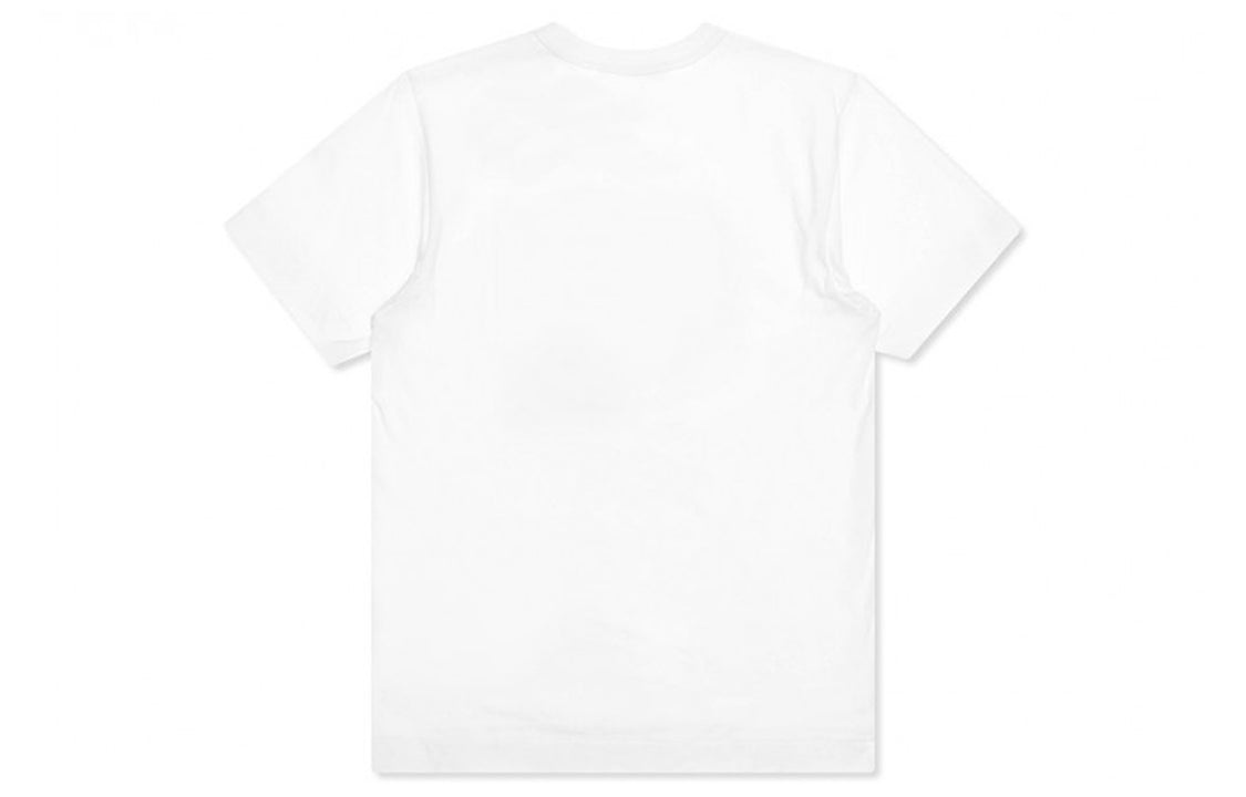 (WMNS) COMME des GARCONS PLAY Red Emblem Heart Sketch Tee 'White' AZ-T099-051-1 - 2