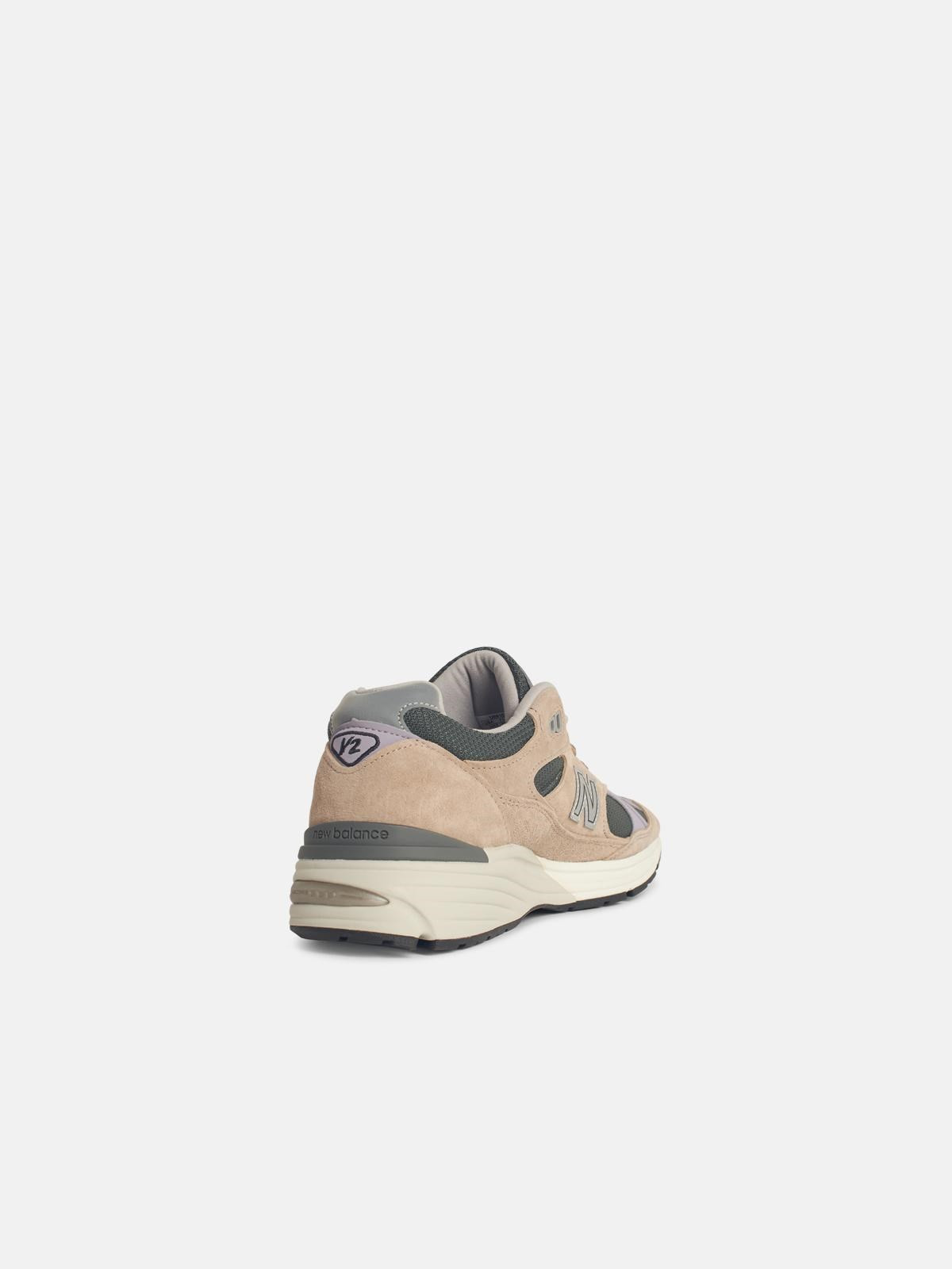 '991' BEIGE SUEDE BLEND SNEAKERS - 3