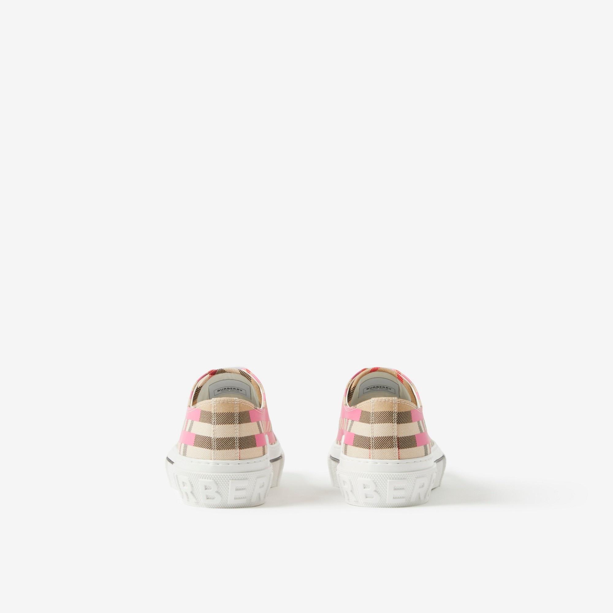 Check Cotton Sneakers - 3