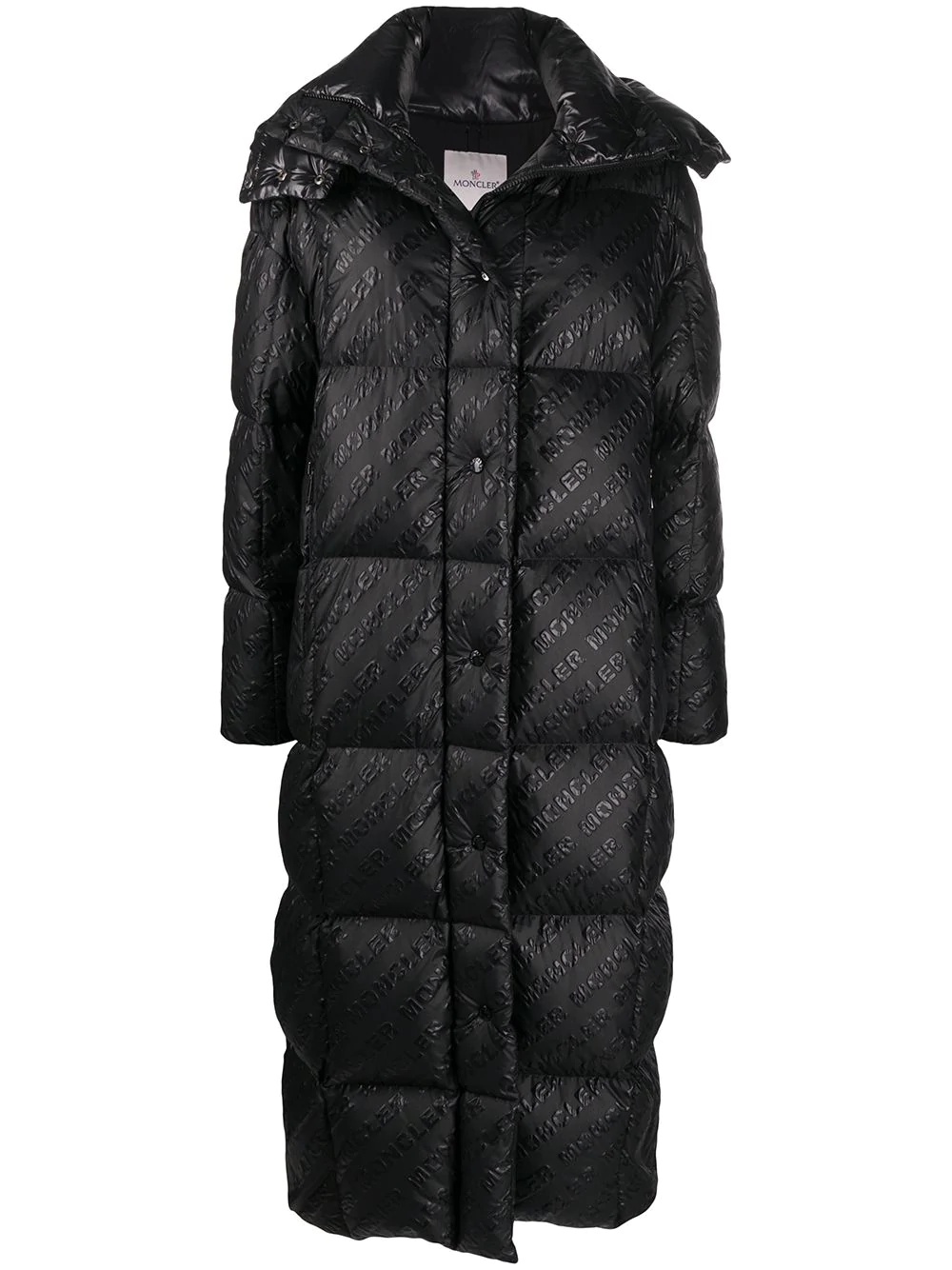 Parnaiba logo-print puffer coat - 1