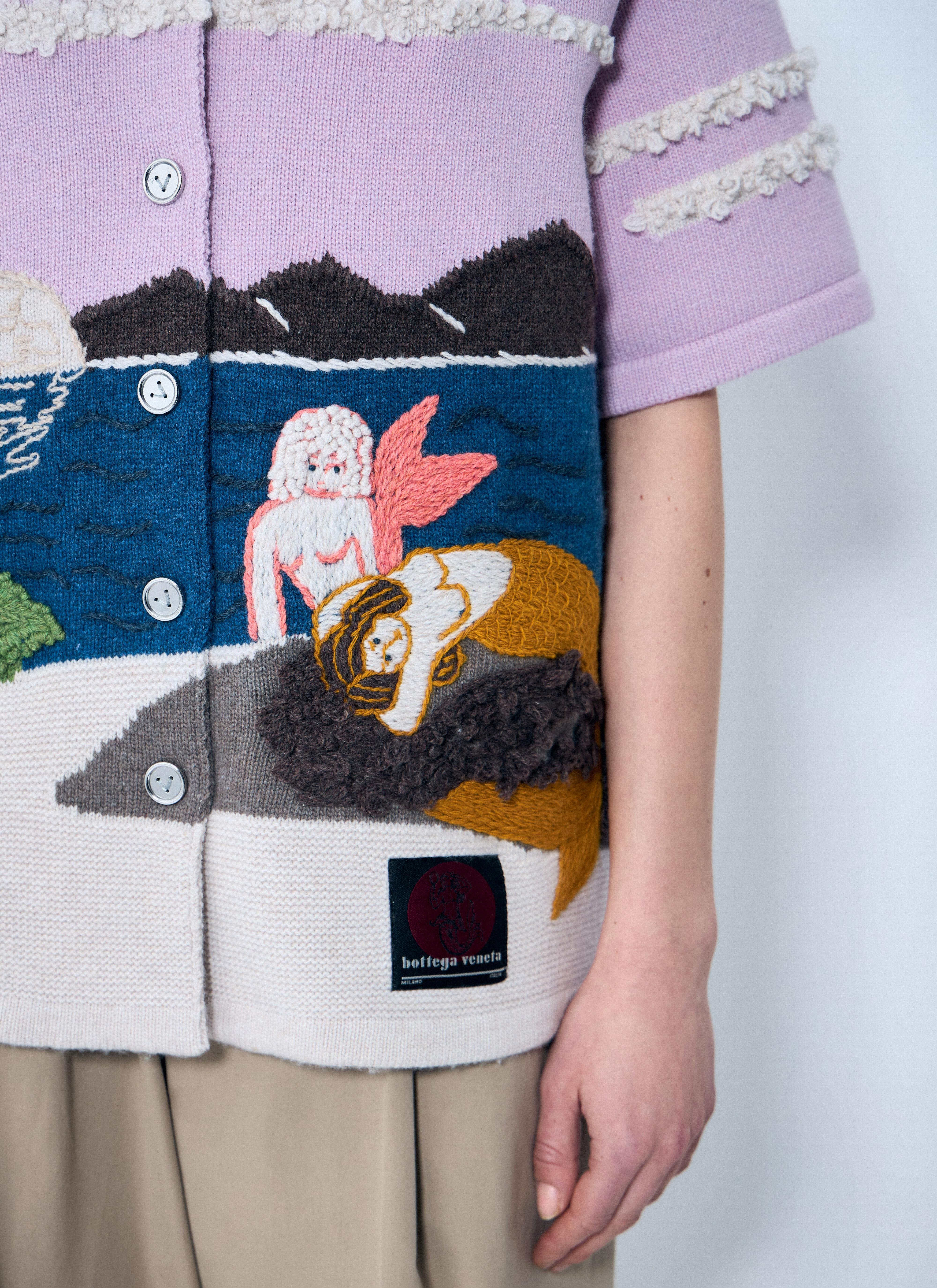 Intarsia Knit Shirt - 5