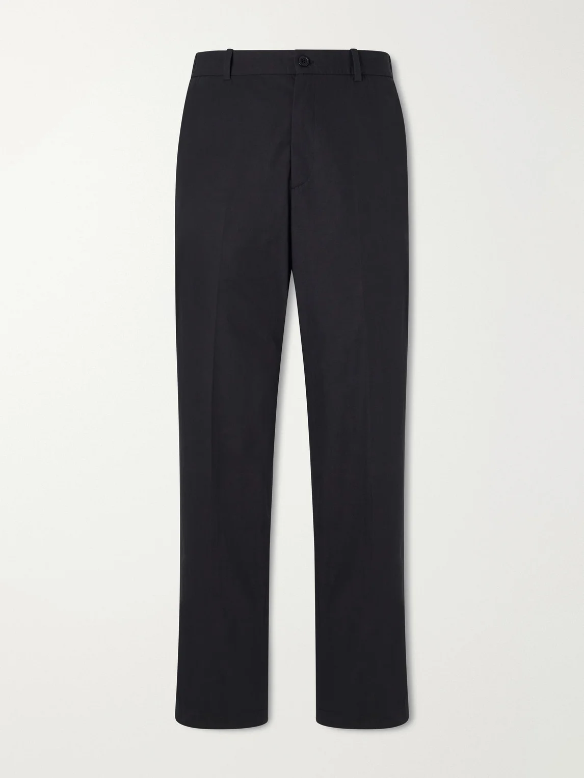 Dylan Straight-Leg Cotton-Poplin Trousers - 1