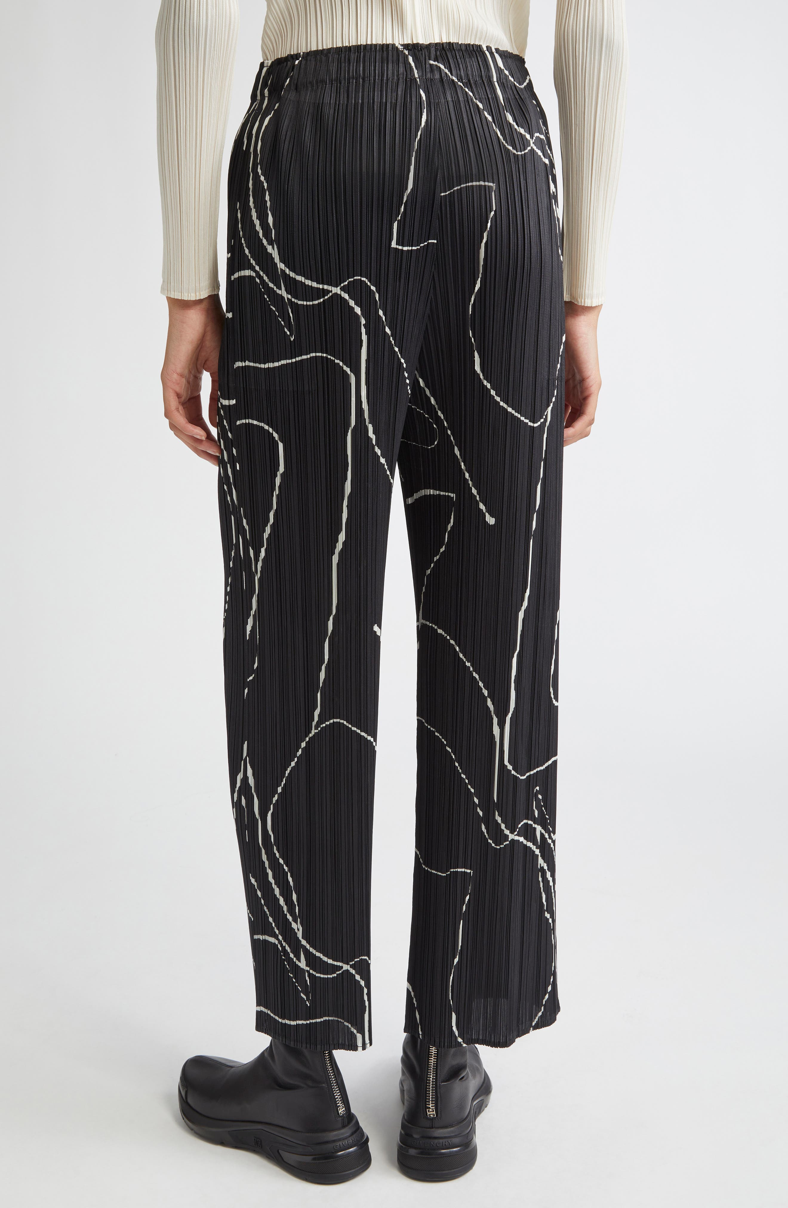 Pleats Please Issey Miyake Pause Pleated Pants in Black at Nordstrom - 3