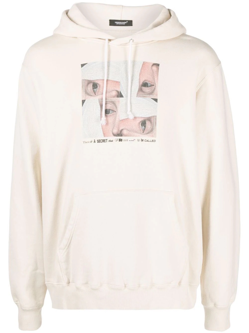 graphic-print cotton hoodie - 1