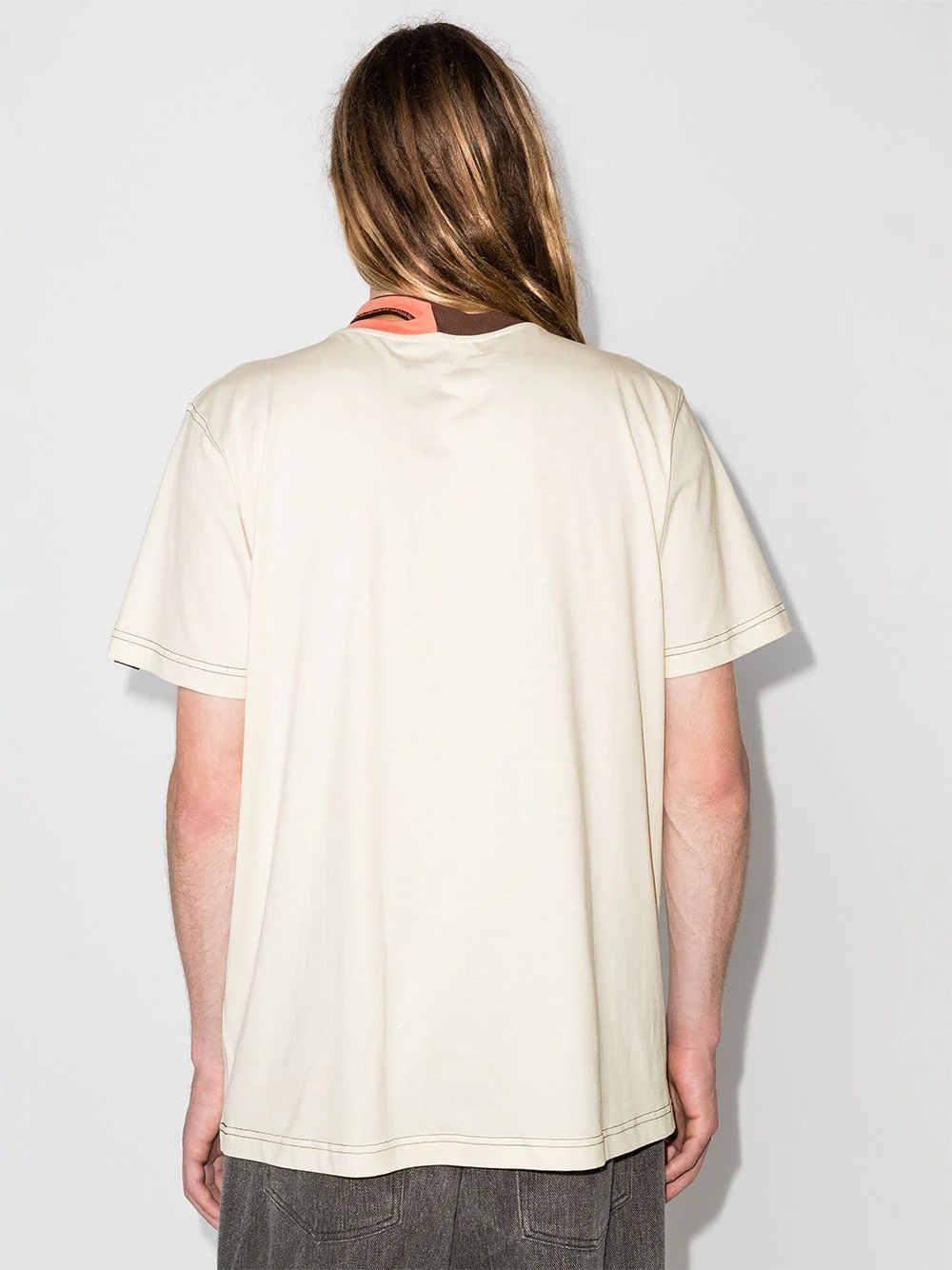 cut-out cotton T-shirt - 3