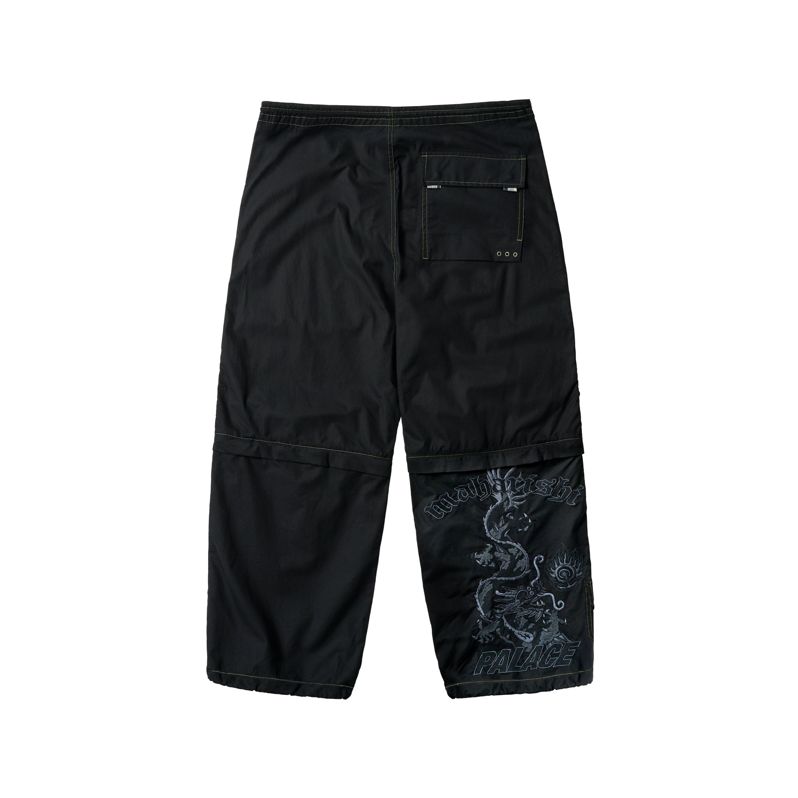 PALACE MAHARISHI ZIP OFF SNOPANT BLACK - 2