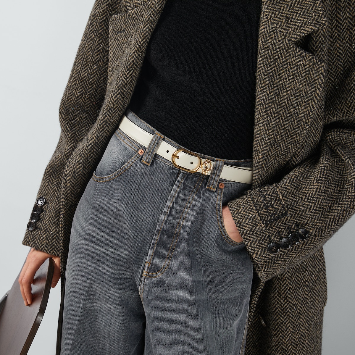 Belt with Round Interlocking G - 3