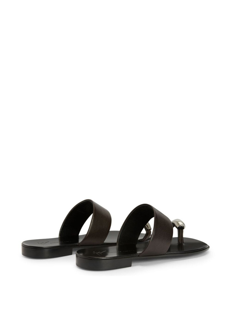 Giuseppe Zanotti Norbert leather sandals outlook