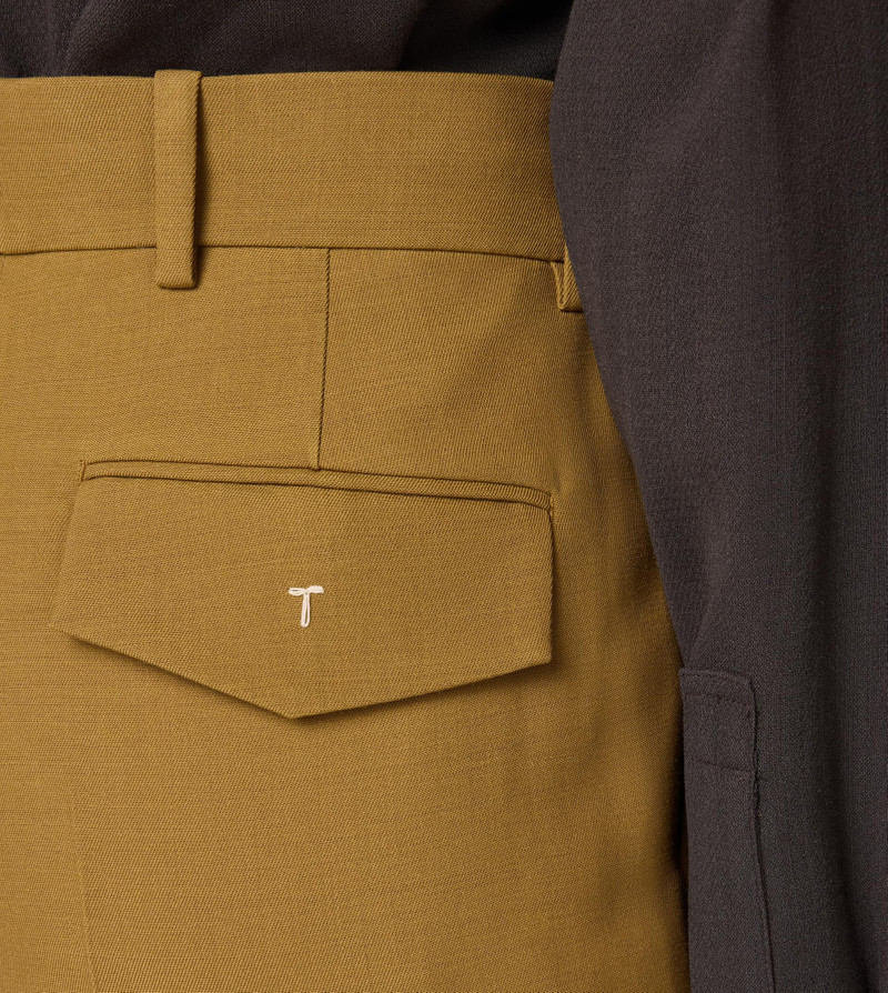 PANTS IN WOOL - GREEN 6