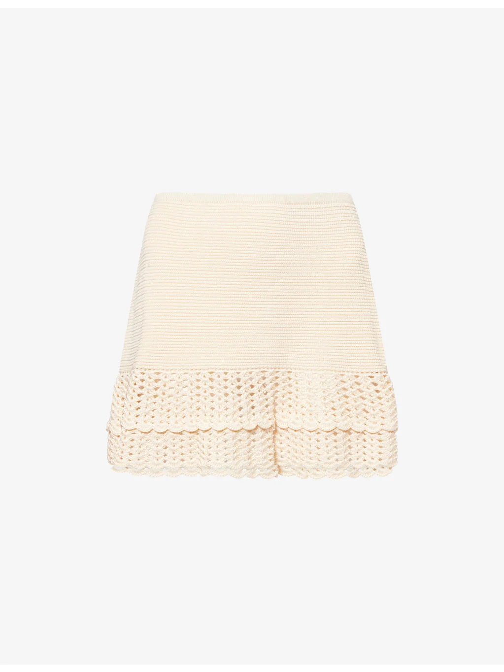 Wrenn Crochet Mini Skirt - 1