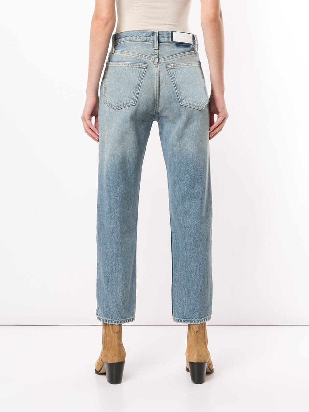 high-rise straight jeans - 4