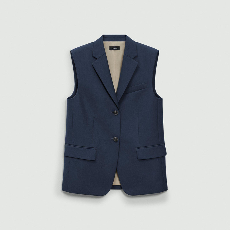 Oversized Vest in Wool-Blend 1