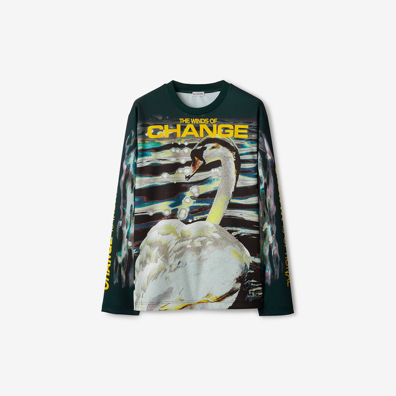 Swan Print Top - 1
