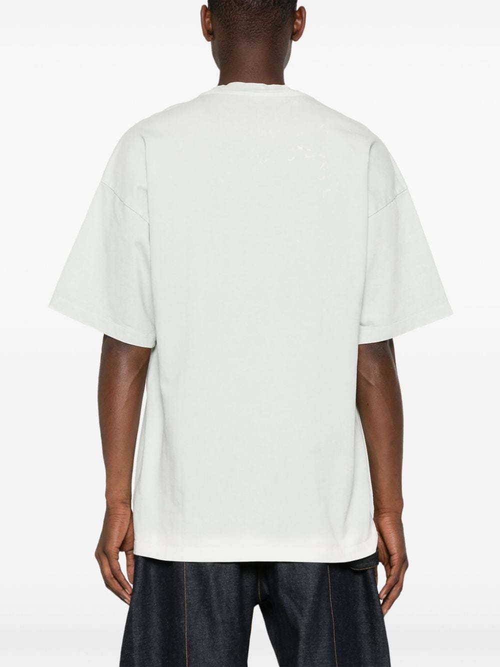 logo-print organic cotton T-shirt - 4