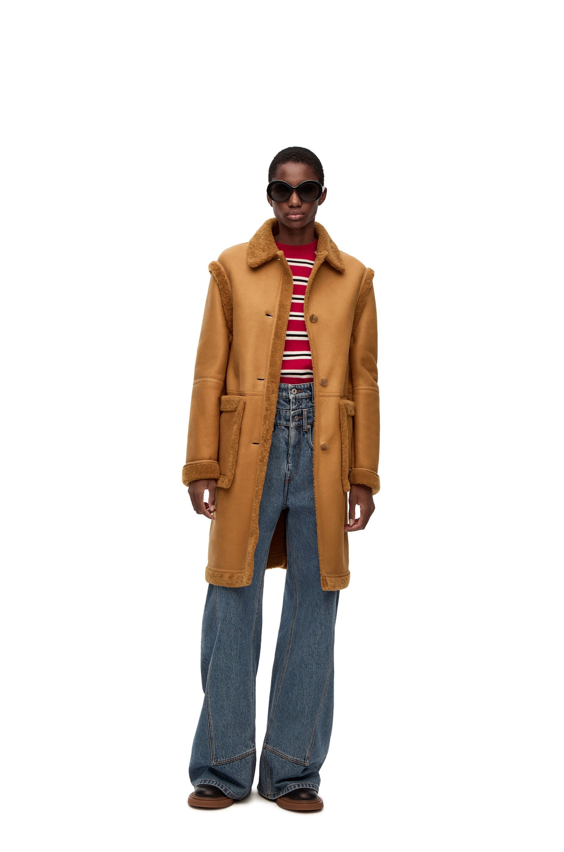 Coat in shearling - 2