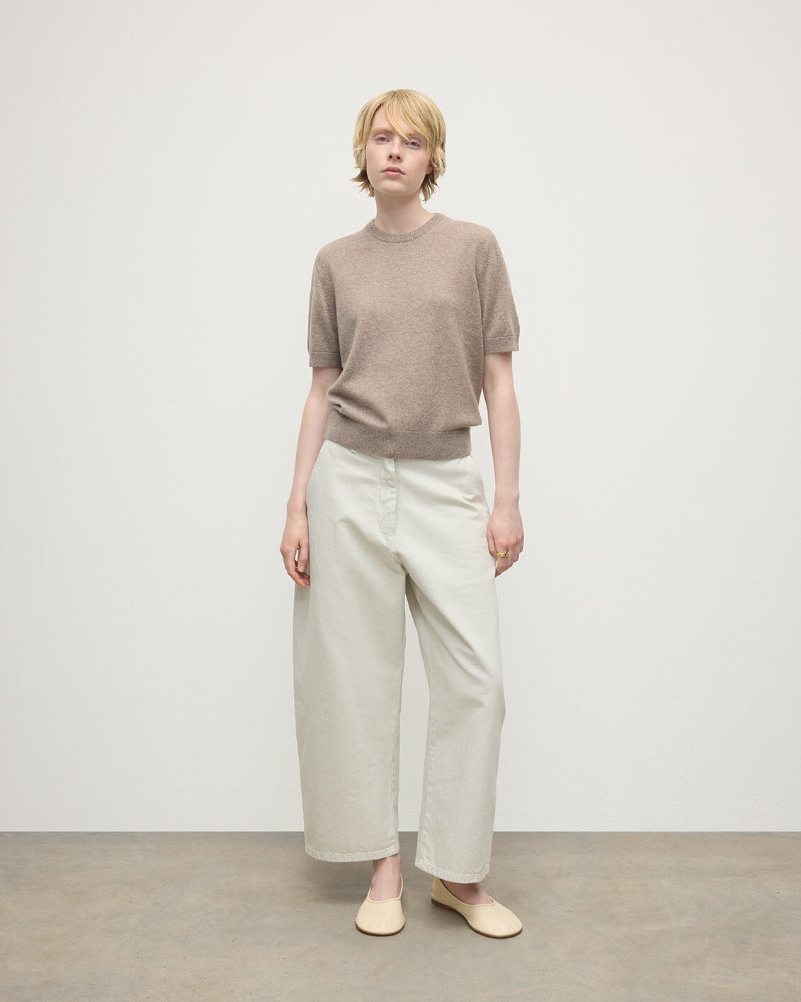 Classic Cashmere Brown T-shirt - 2
