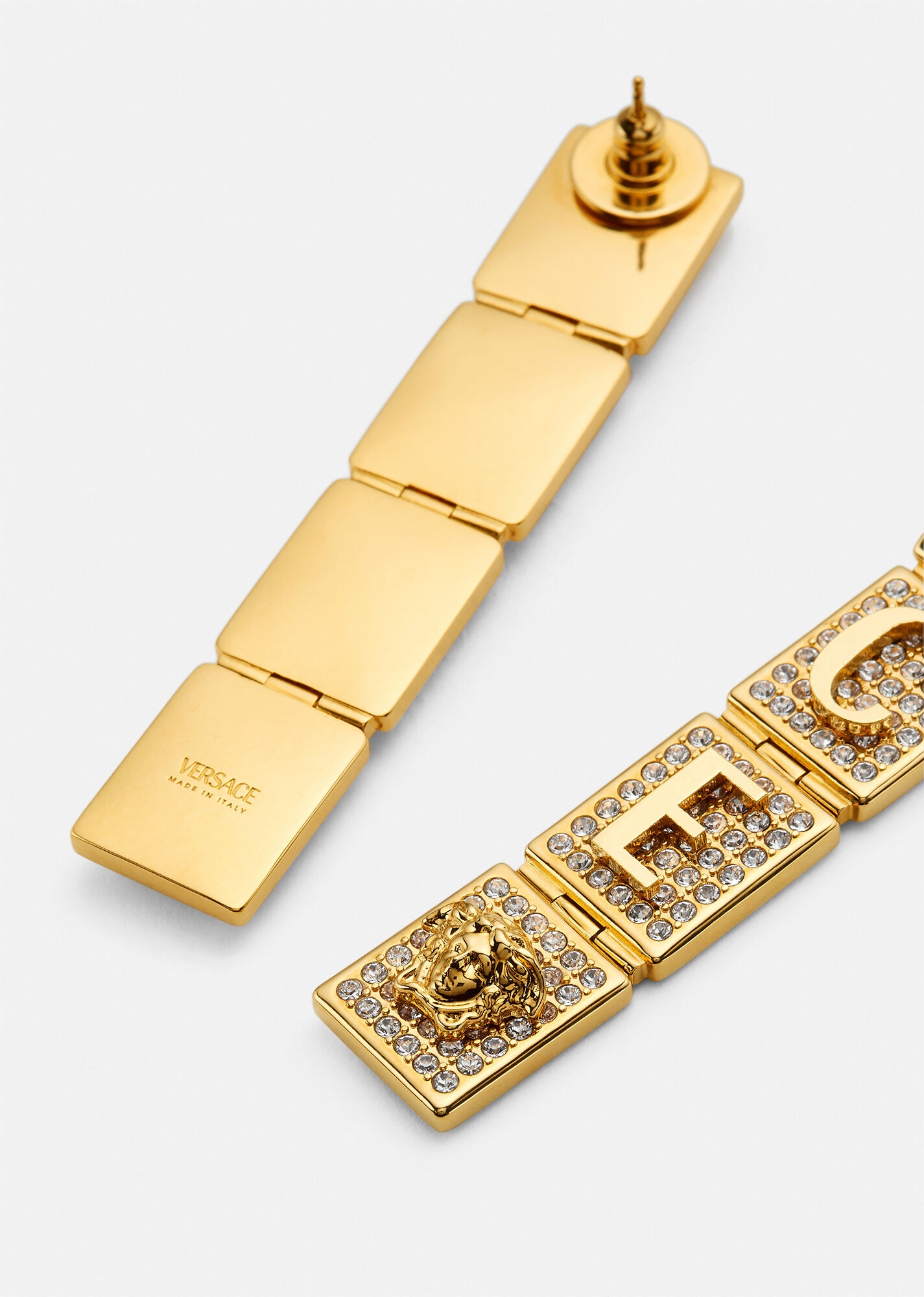 Crystal Versace Tiles Earrings - 2