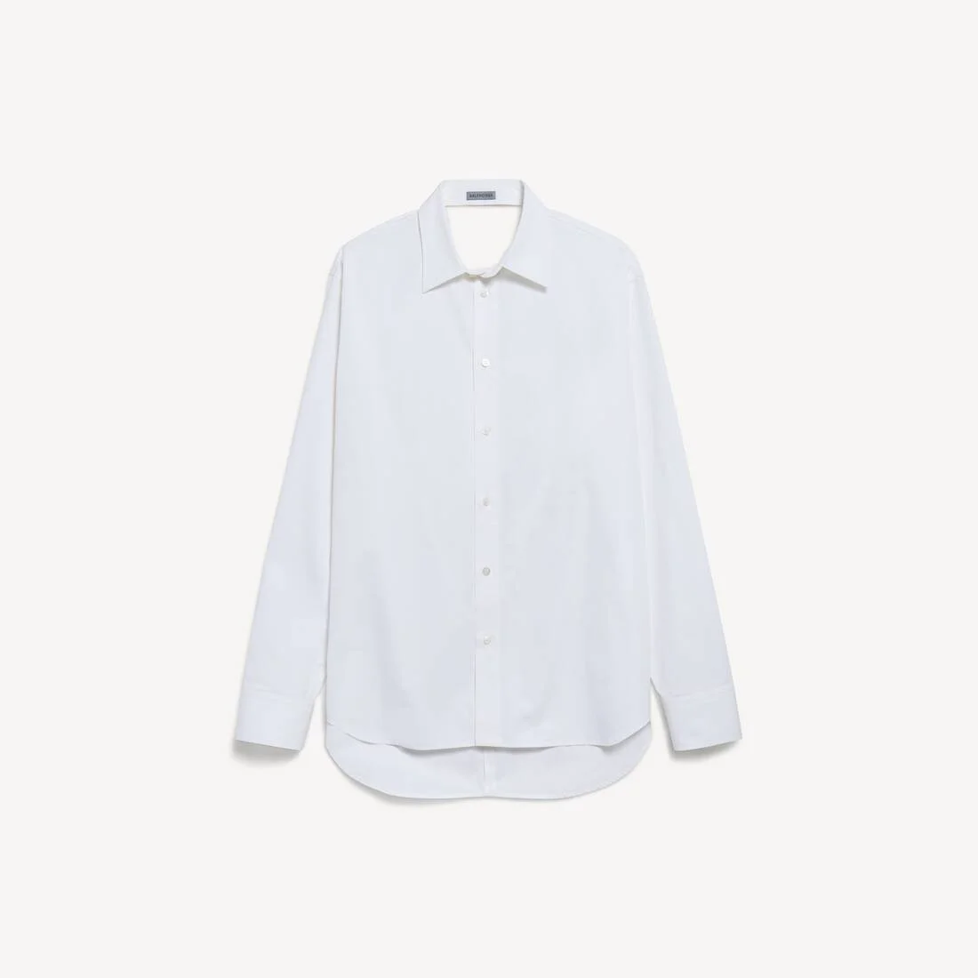 Women's Draped Back Shirt in White - 1