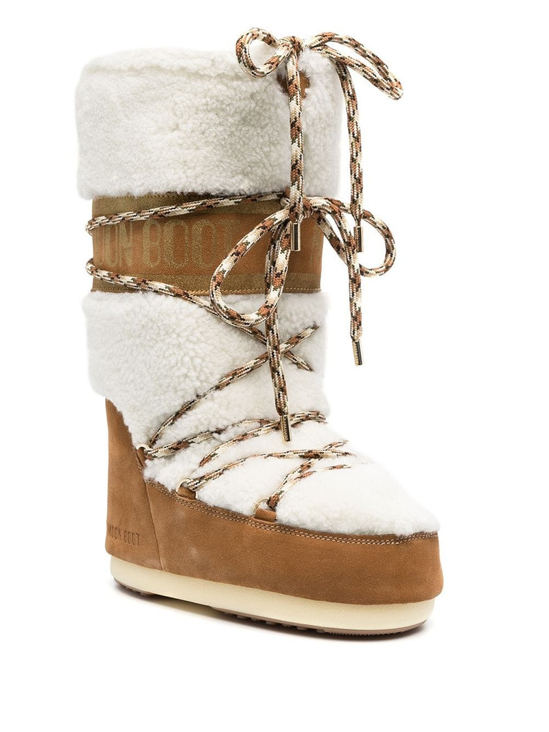 MOON BOOT LAB69 Icon shearling snow boots outlook