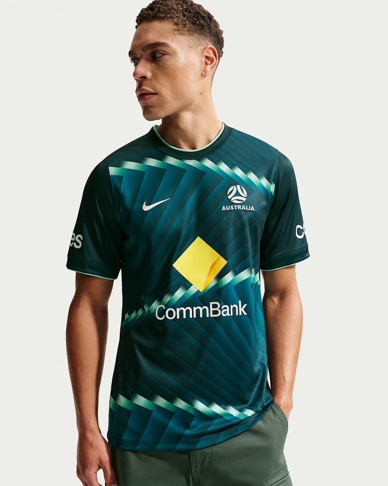 Australia Academy Pro Men's Nike Dri-FIT Soccer Pre-Match Short-Sleeve Top 1