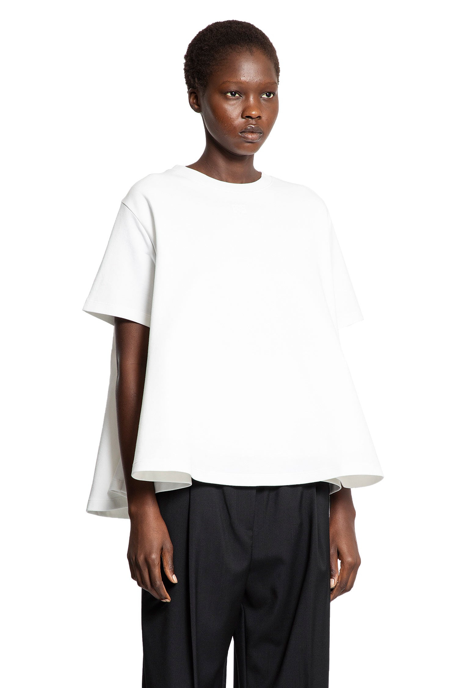 Trapeze-Top-In-Cotton-Blend - 2