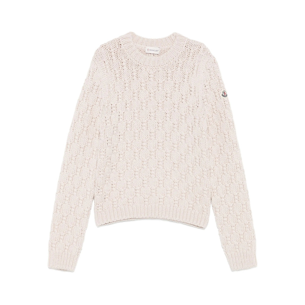 Moncler Neutrals Knitwear - Jumpers Women - 1