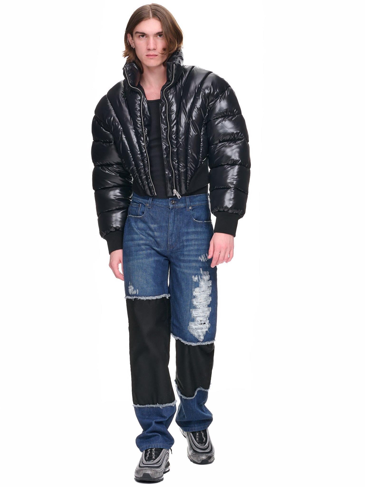 Distressed Denim Pants - 6
