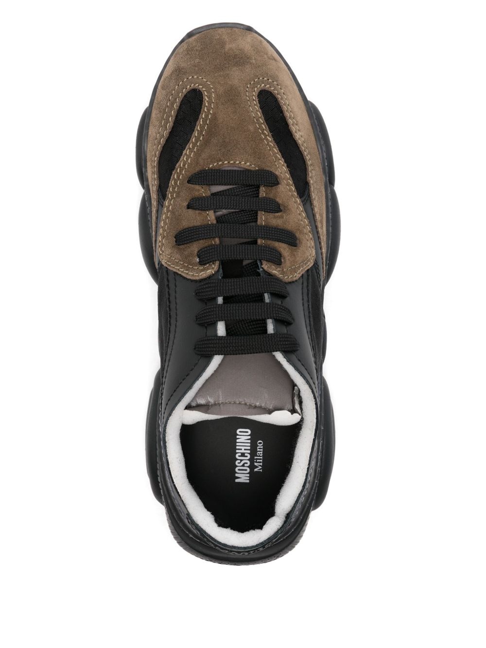 panelled sneakers - 4