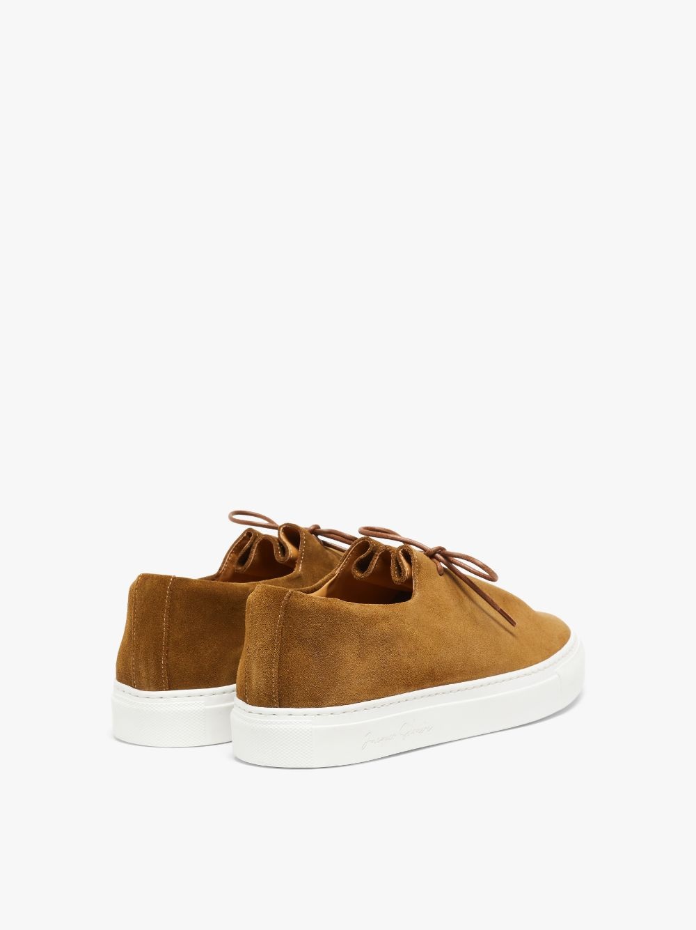 JACQUES SOLOVIÈRE TOBACCO SUEDE SNEAKERS - 4