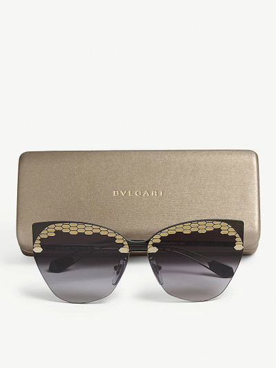 BVLGARI BV6107 irregular-frame sunglasses outlook