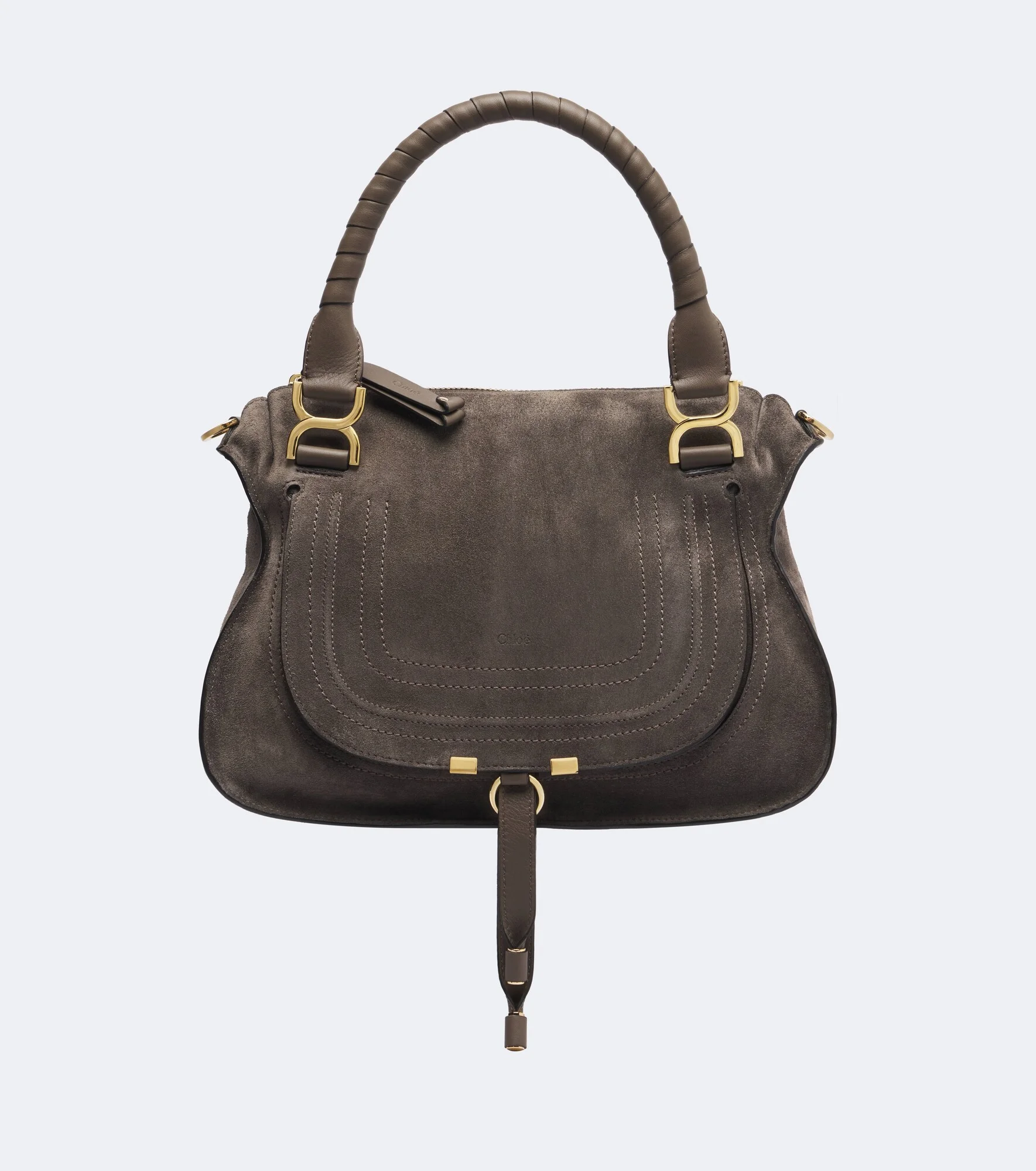 Marcie Medium suede shoulder bag - 1