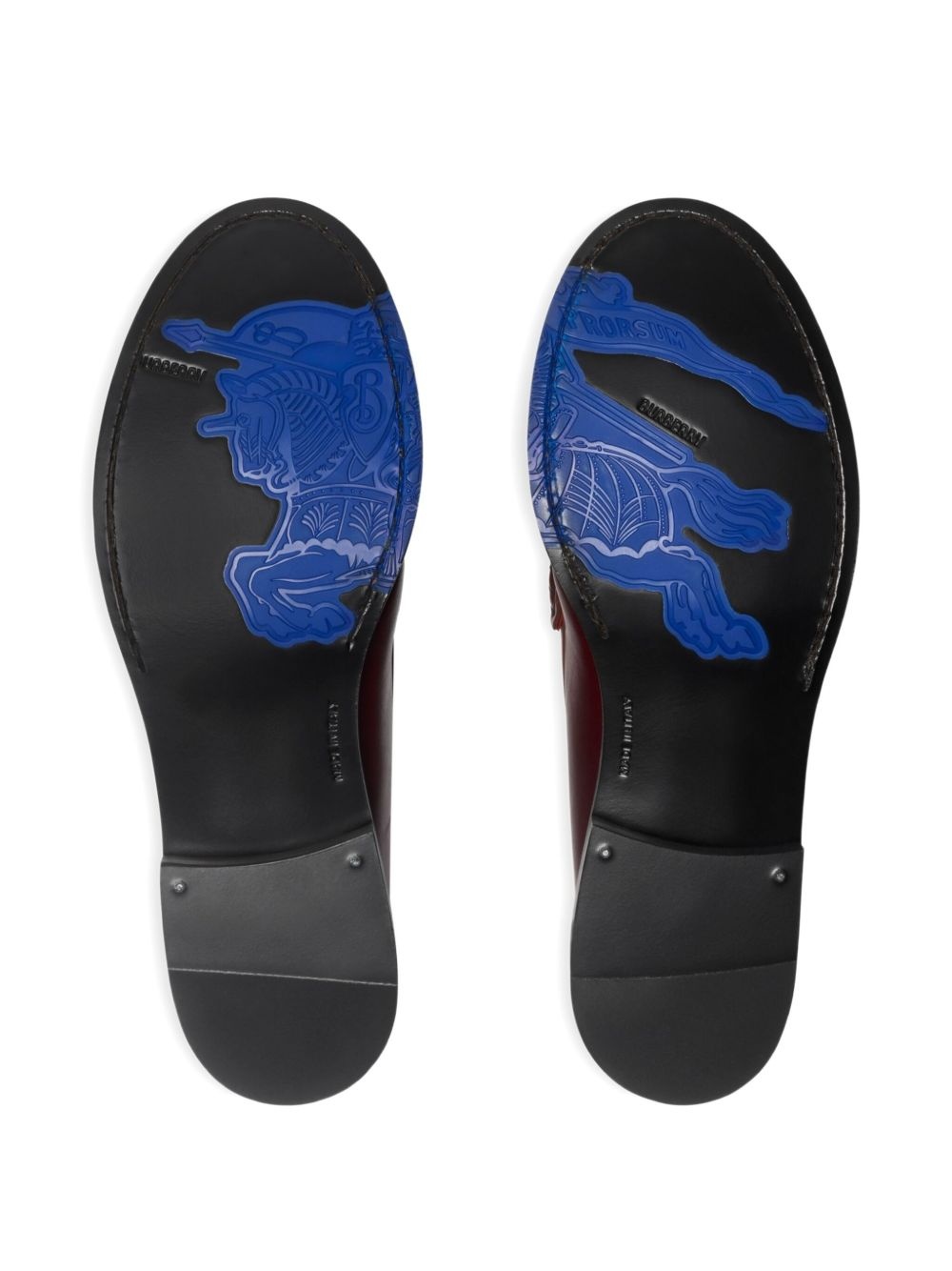 leather cadet loafers - 5
