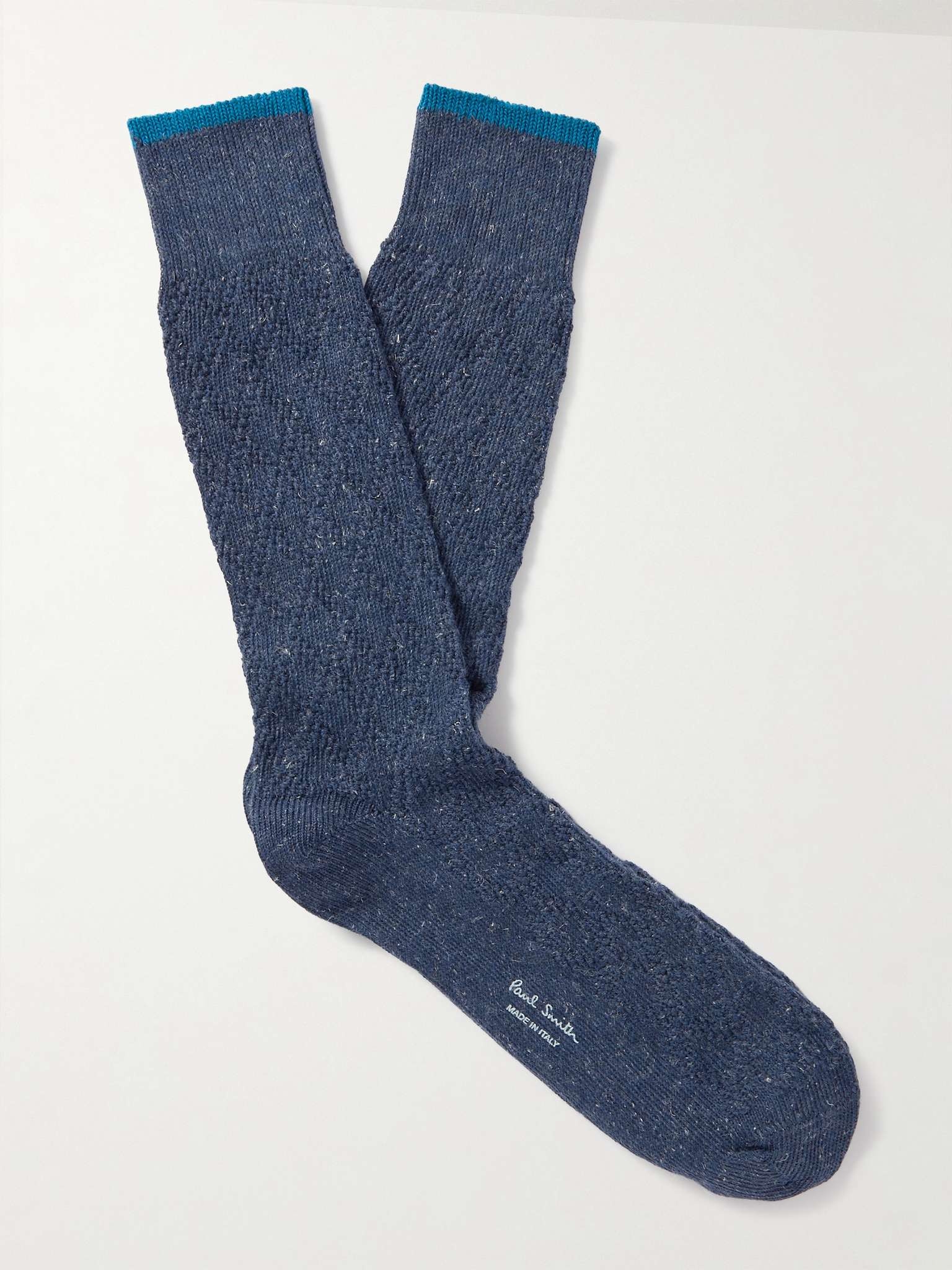 Edward Logo-Print Cotton-Blend Socks - 1