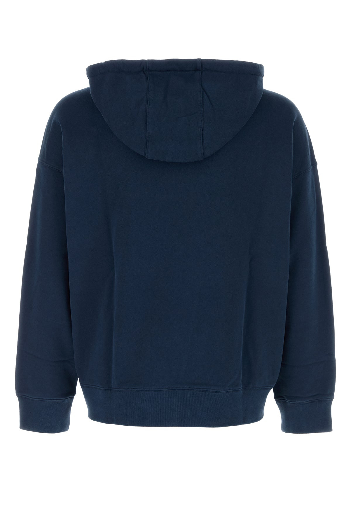 Navy blue cotton oversize sweatshirt - 2