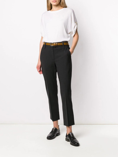 Brunello Cucinelli high-rise tailored trousers outlook