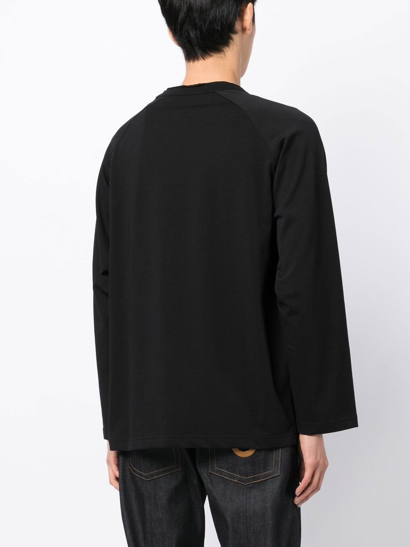 appliquÃ©-detail cotton sweatshirt 4