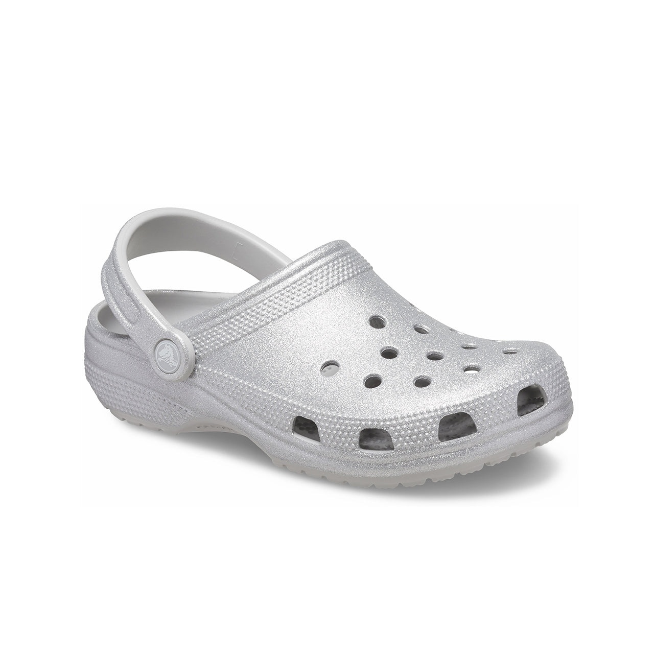Crocs Classic Glitter Clogs 'Silver' 205942-0IC - 3
