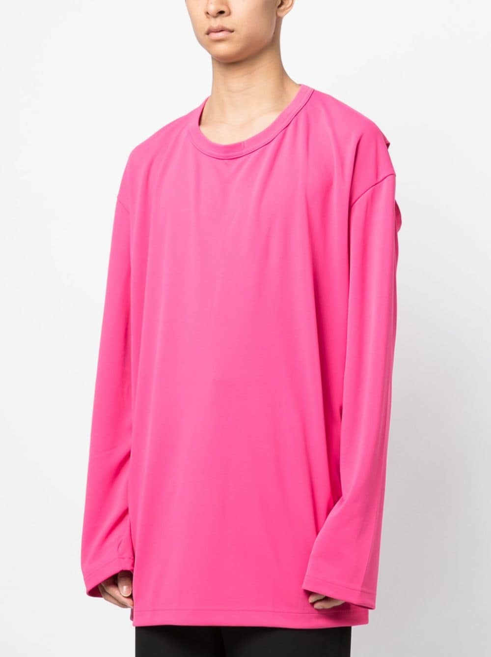 cut-out detailing long-sleeve T-shirt - 3
