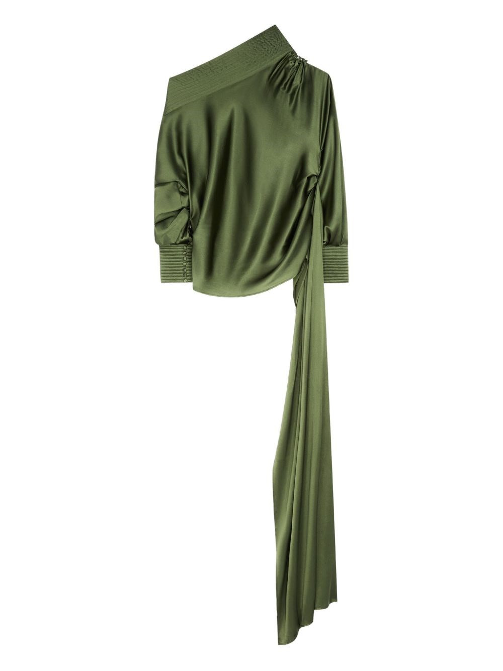 ASYMMETRICAL SILK TOP - 2
