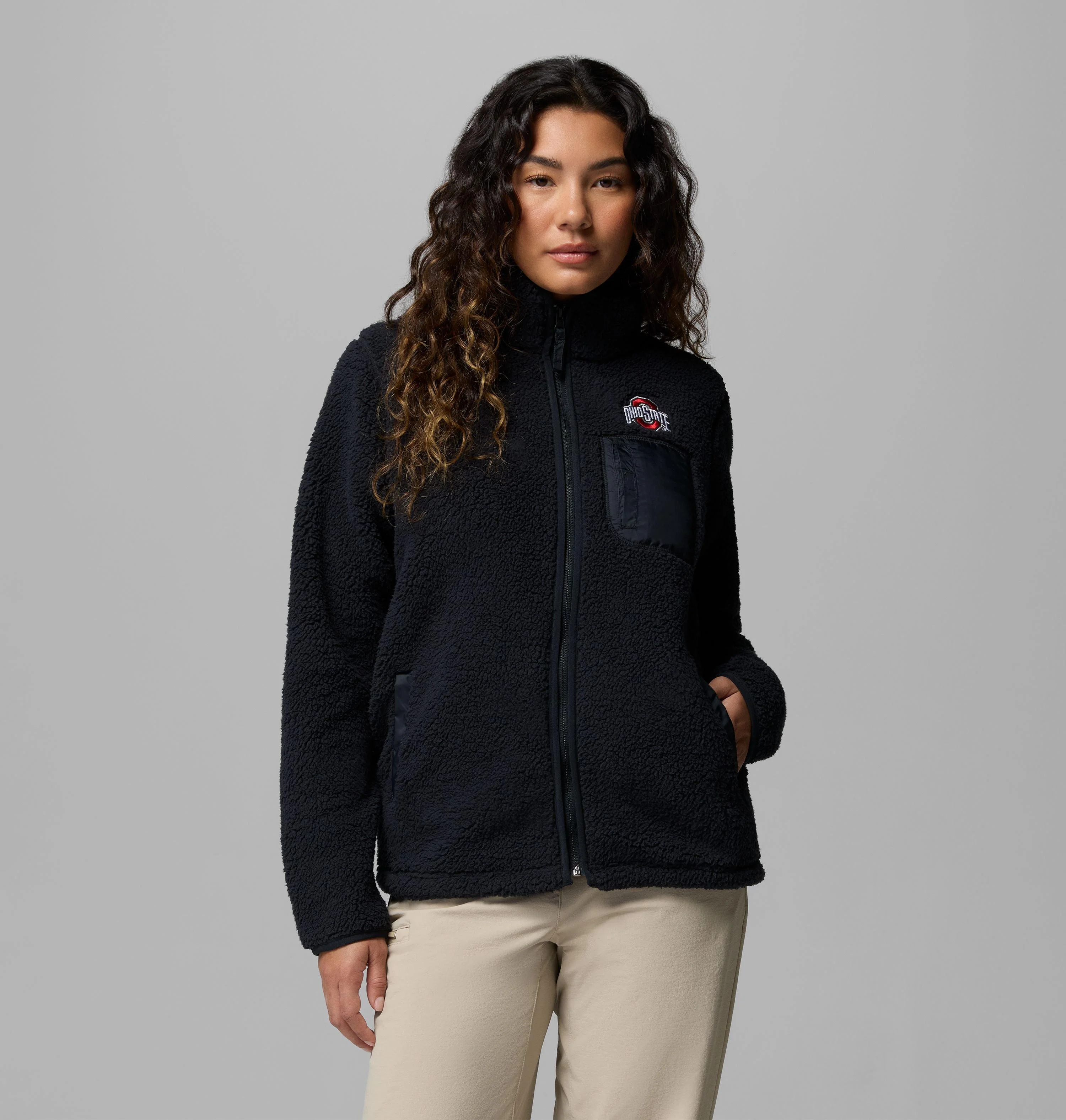 Women's Collegiate West Bend Full Zip Fleece - Ohio State - 1