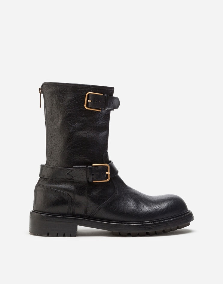 Horsehide biker boots - 1