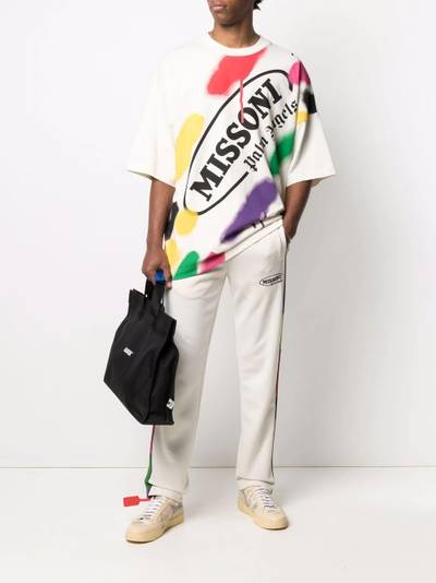 Palm Angels x Missoni Sport logo print T-shirt outlook