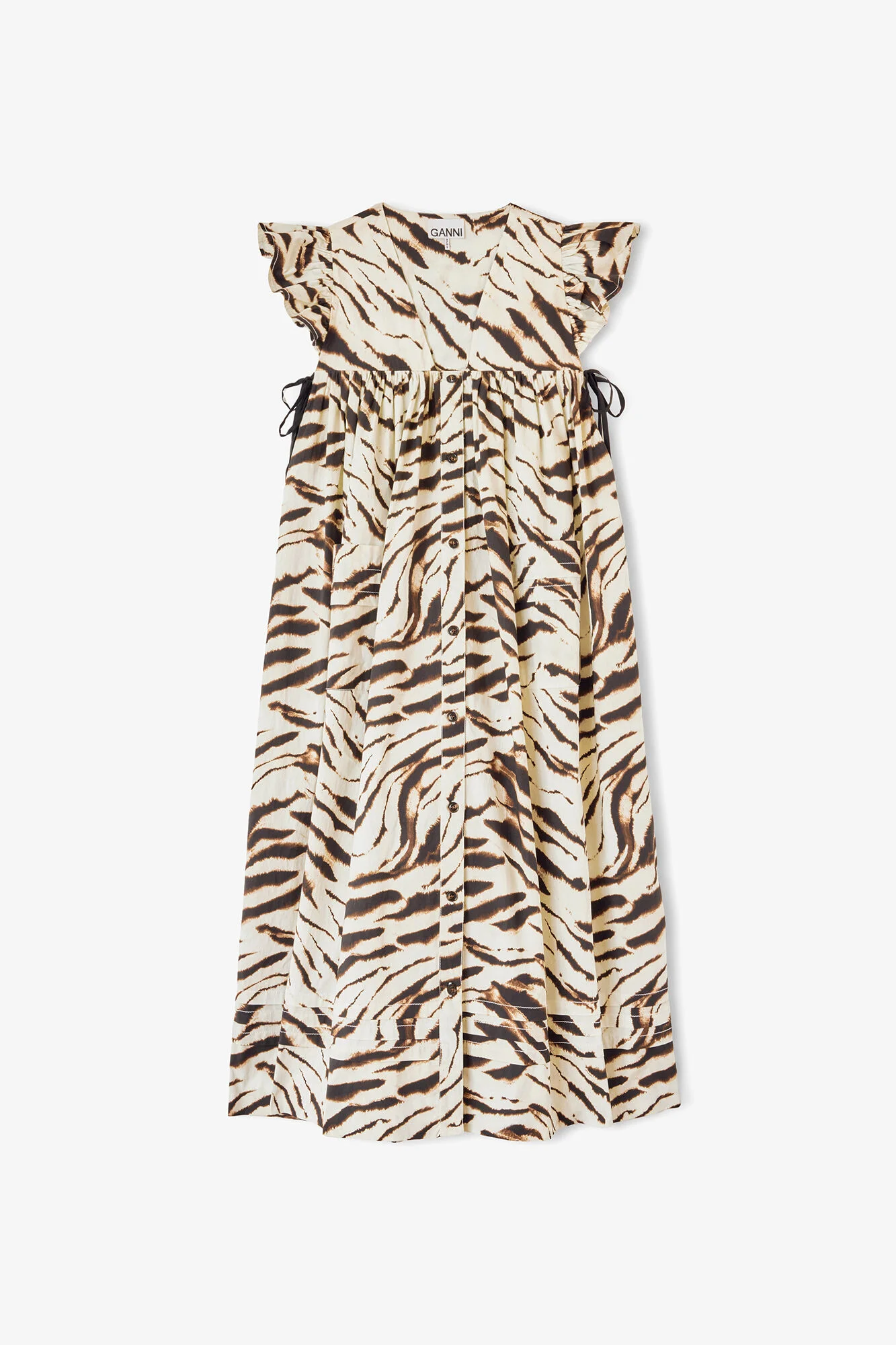DRESS IN PRINTED COTTON - 1