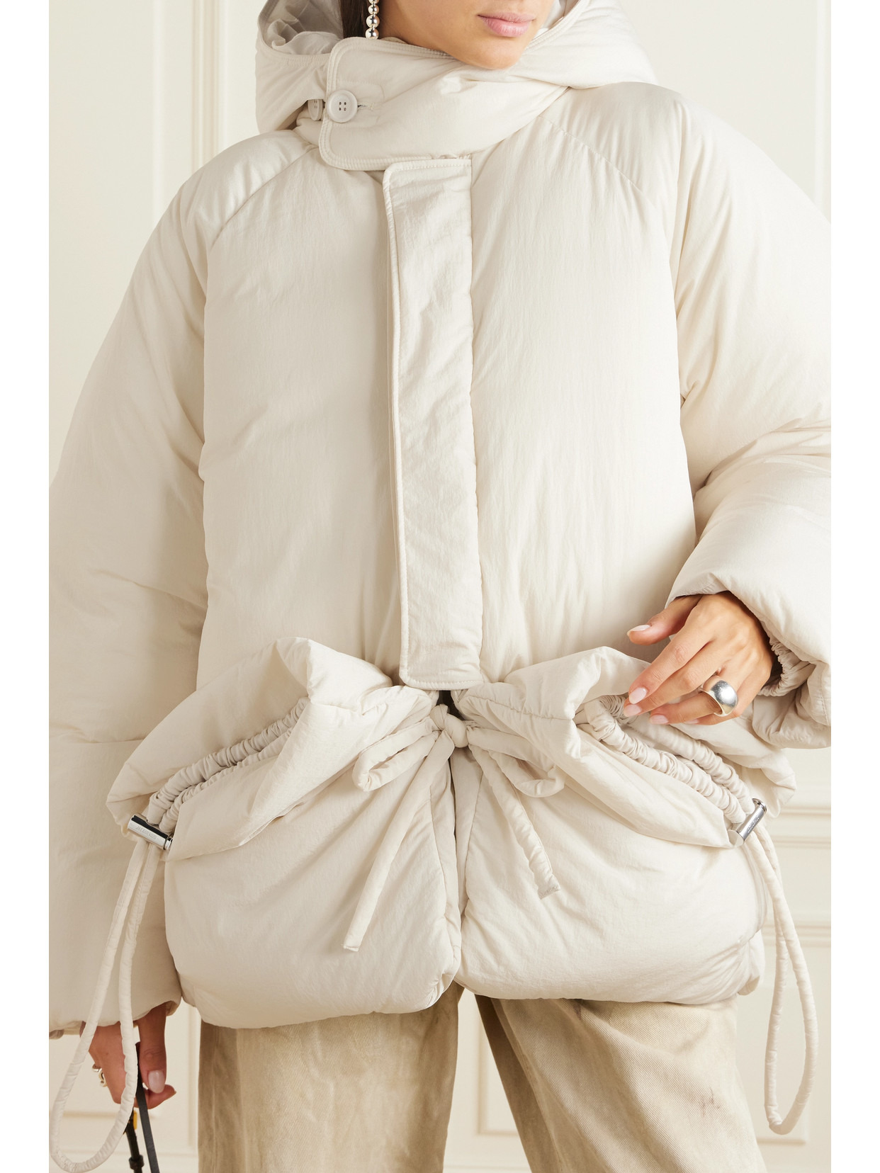 Capullo Oversized Shell Hooded Jacket - 4