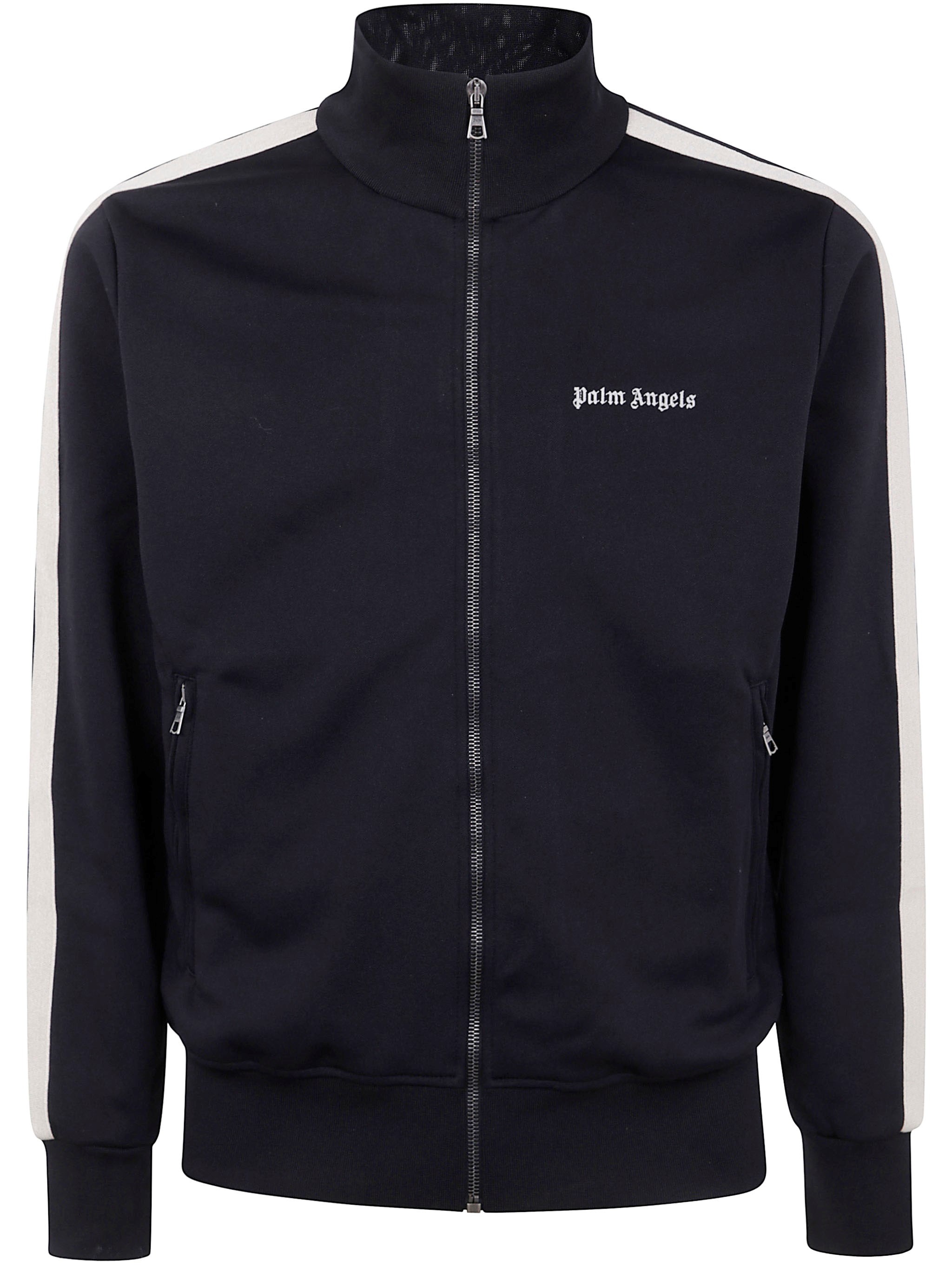 Introducing the CLASSIC LOGO TRACK JACKET, a striking piece from PALM ANGELS designed for contempora - 1