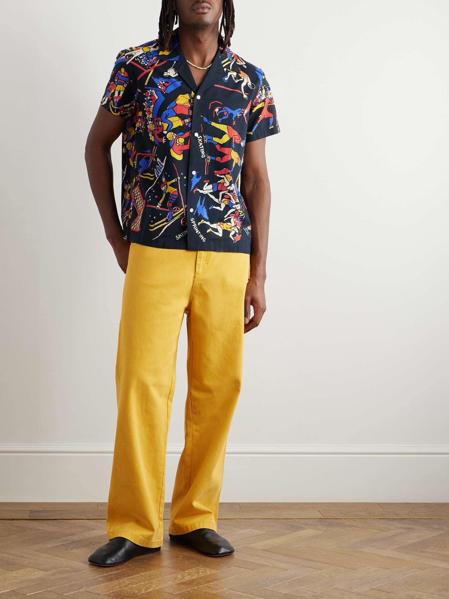 Camp-Collar Printed Cotton Shirt - 2