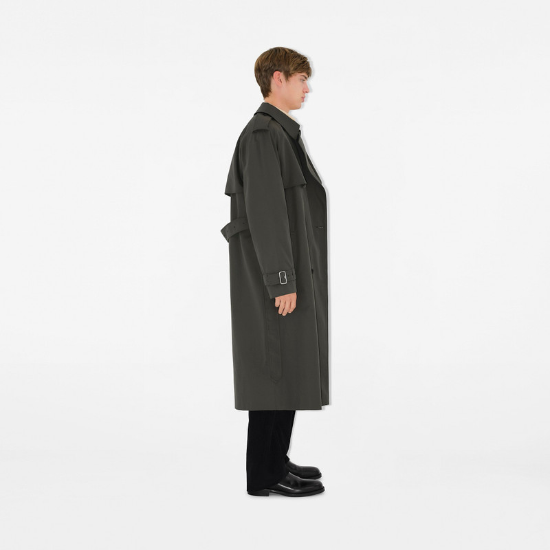 Long Gabardine Trench Coat 3